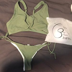 ZAFUL army green bikini
